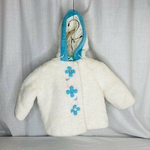 Vintage Sno Set Wonderalls Thick Jacket Coat Toddler Embroidered Hooded Winter